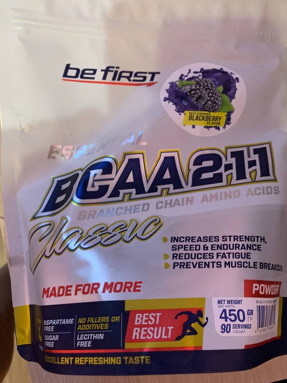 Be First BCAA 2:1:1 Classic 450 г - Большой пакет