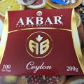 Отзыв о Чай Akbar Сeylon АВ, 100 пак.: Вкусный чай от Акбар