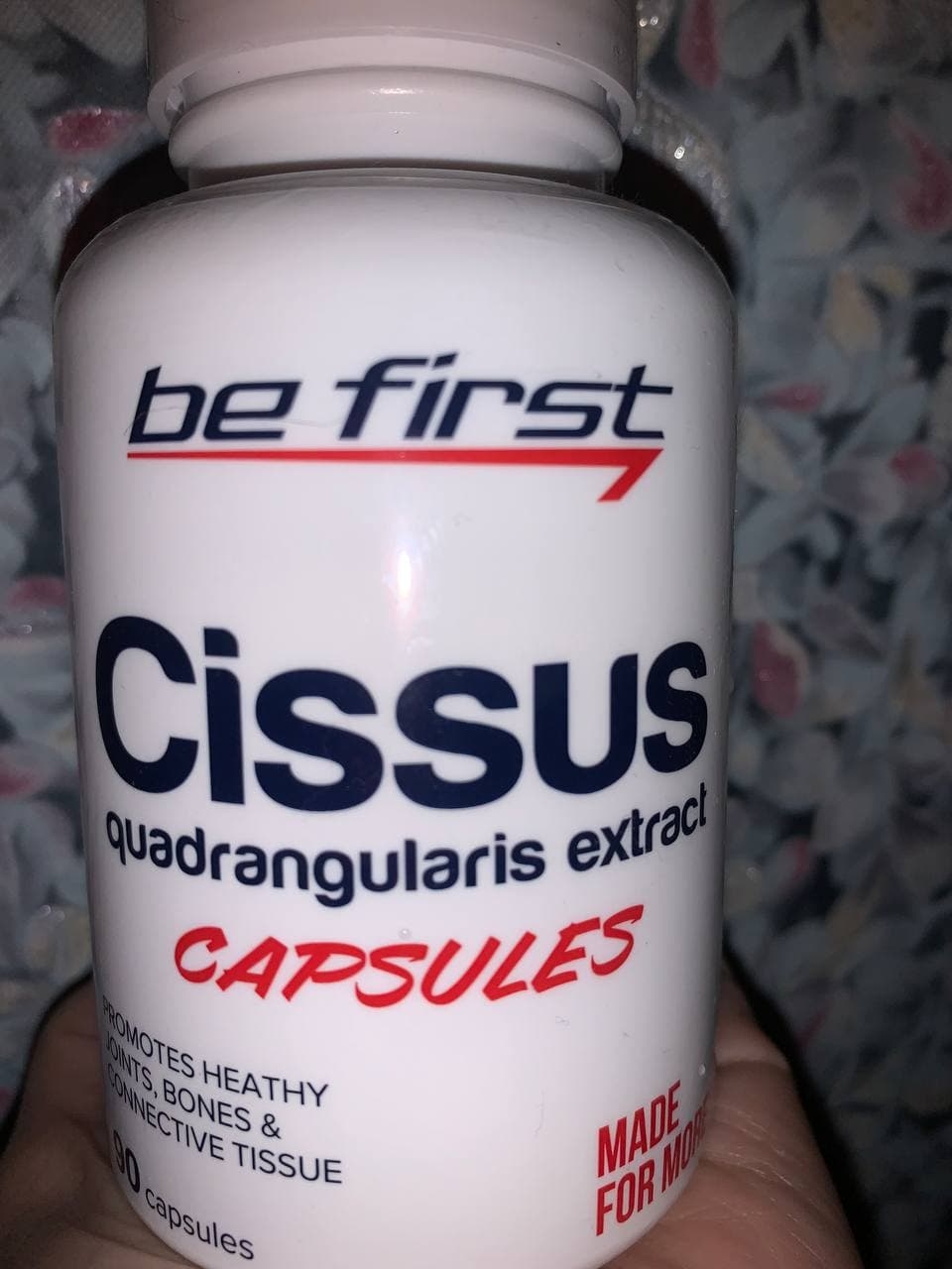 Be First Cissus Quadrangularis Extract Capsules 120 капсул - Сустав перестал скрипеть