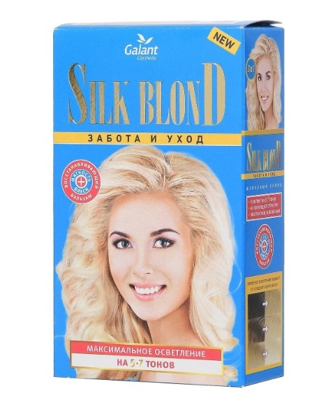 Galant Cosmetic осветлитель для волос Silk blond - Я всегда была сторонником осветления волос, но боялась их испортить.