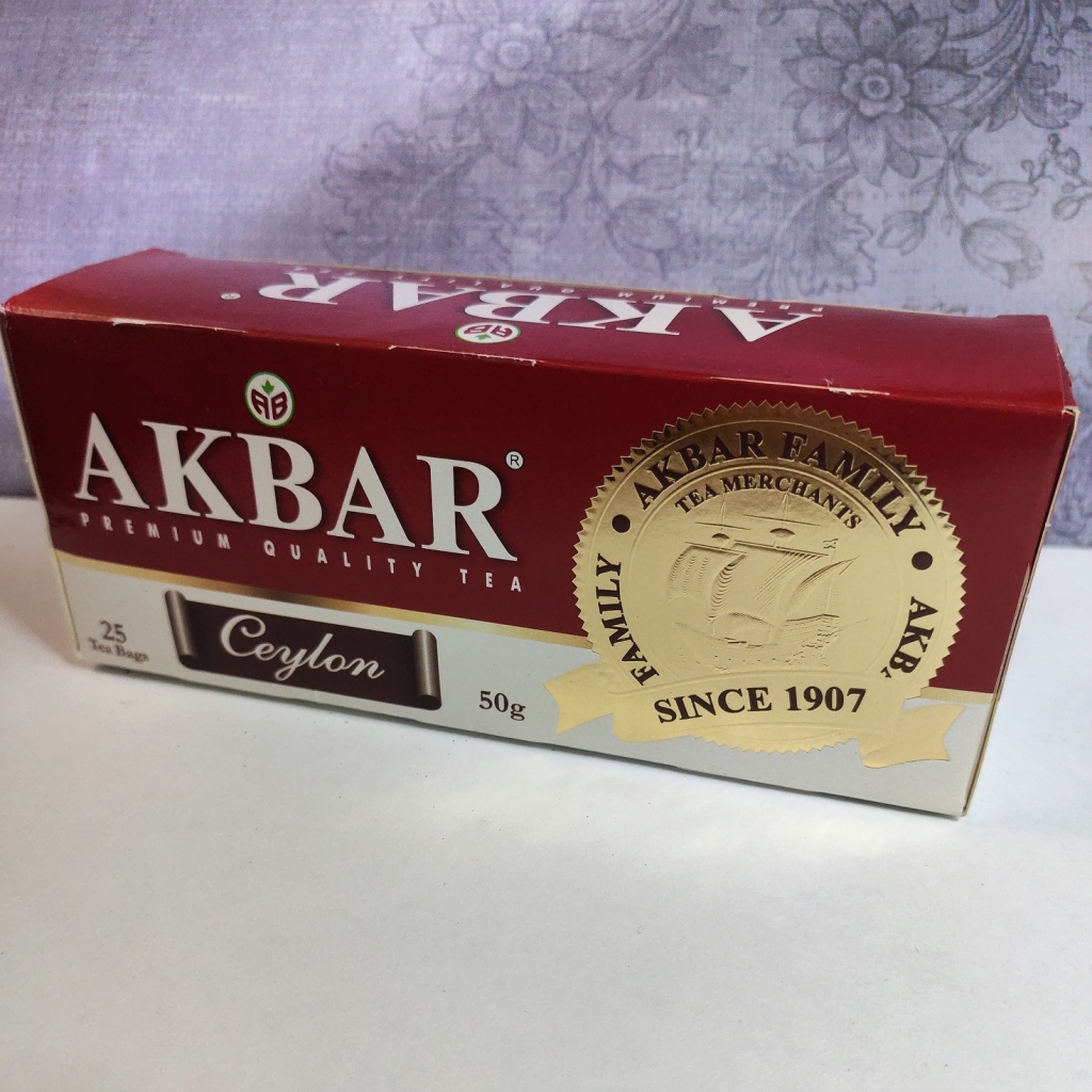 Akbar Сeylon Медаль 25 пак - Akbar Сeylon Медаль качественный черный чай