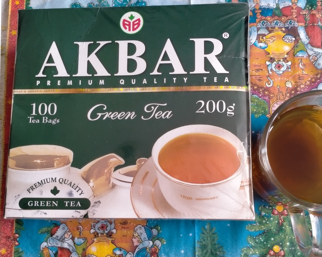 Чай Akbar Зеленый Китайский 100 пакетов - Рекомендую полезный зеленый китайский чай Акбар всем.