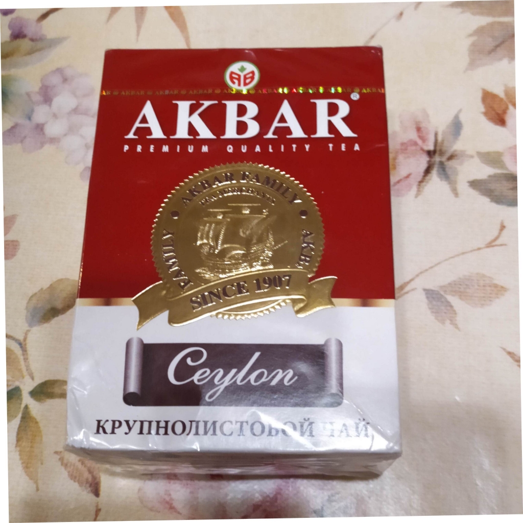 Черный чай Akbar Сeylon Медаль крупнолист, 250 г - Именно вот такой чай "Акбар" я очень люблю