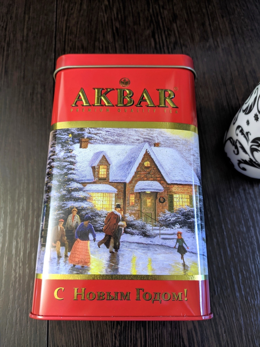 Чай черный крупнолистовой Akbar Limited Edition Новогодний - Вкусный чай в новогоднем оформлении