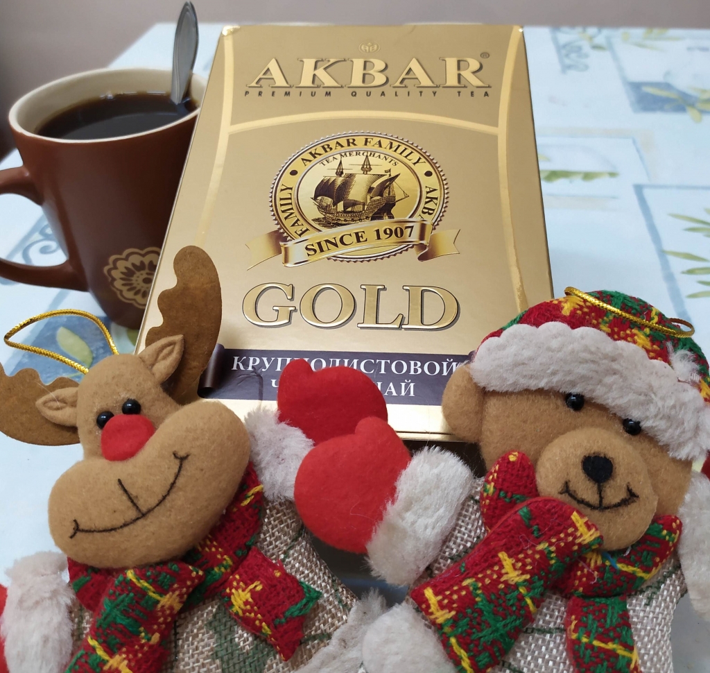 Akbar Gold крупнолистовой 250 г - Отличный чай