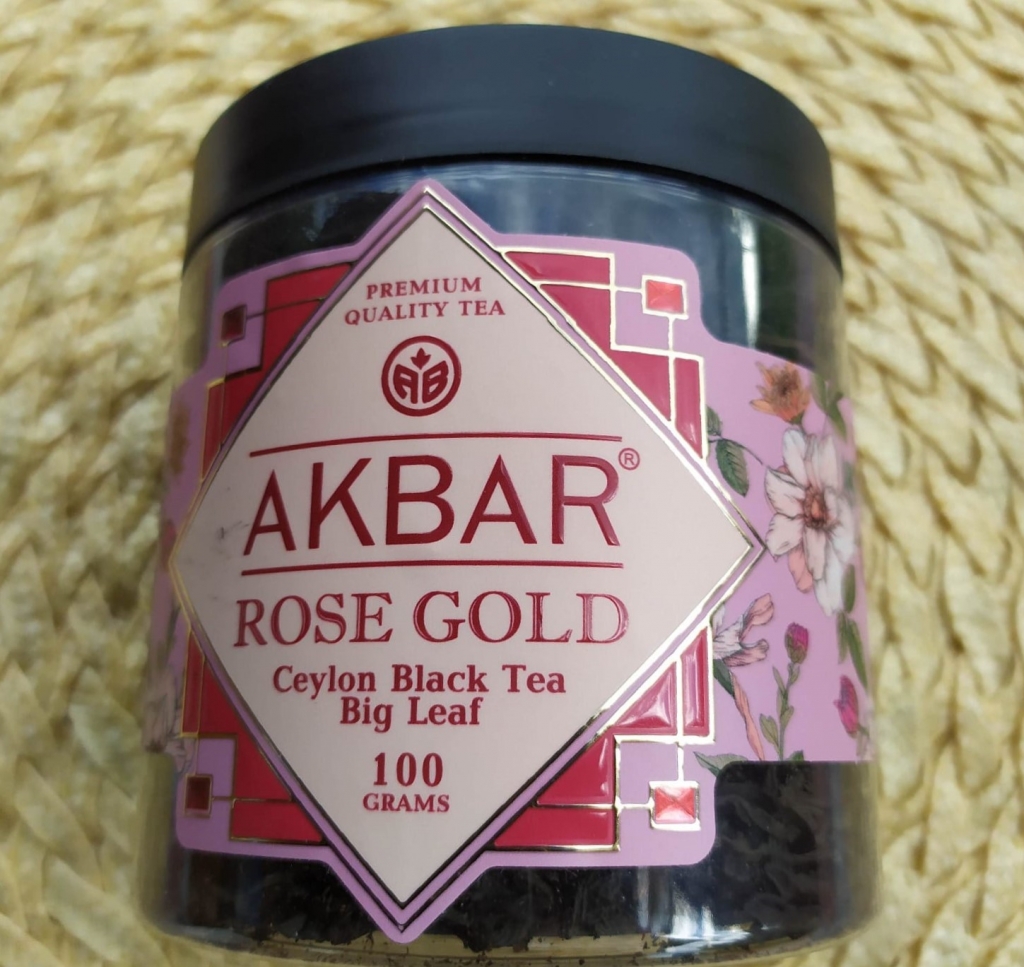 Чай Акбар крупнолистовой - Чай Akbar Rose Gold черный крупнолистовой