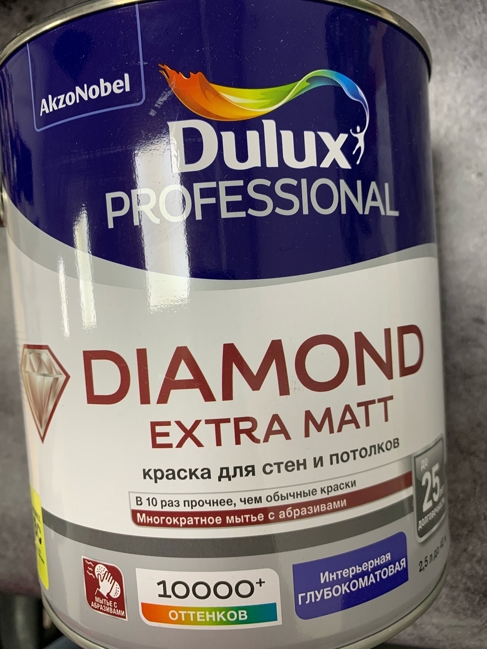 Краска интерьерная Dulux Professional Diamond Extra Matt - Нам понравилась Dulux