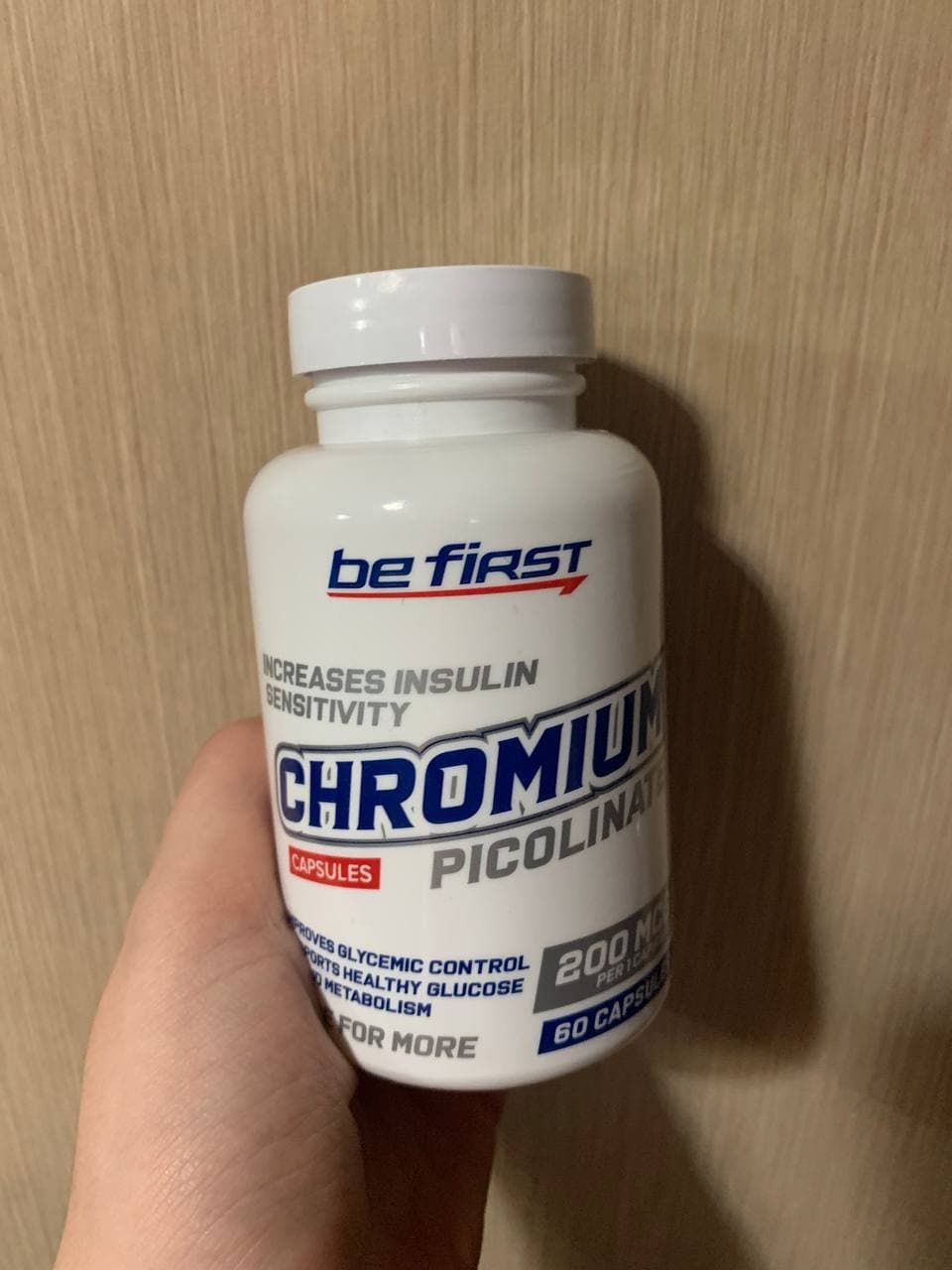 Be First Chromium Picolinate (хром пиколинат) - Важный элемент в организме человека