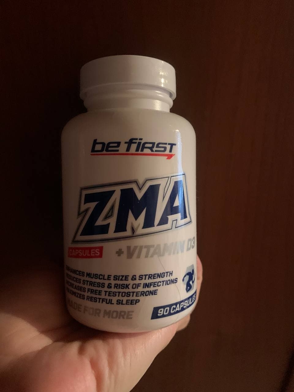 Be First ZMA + vitamin D3, 90 капсул - Be First ZMA  классная сбалансированная добавка