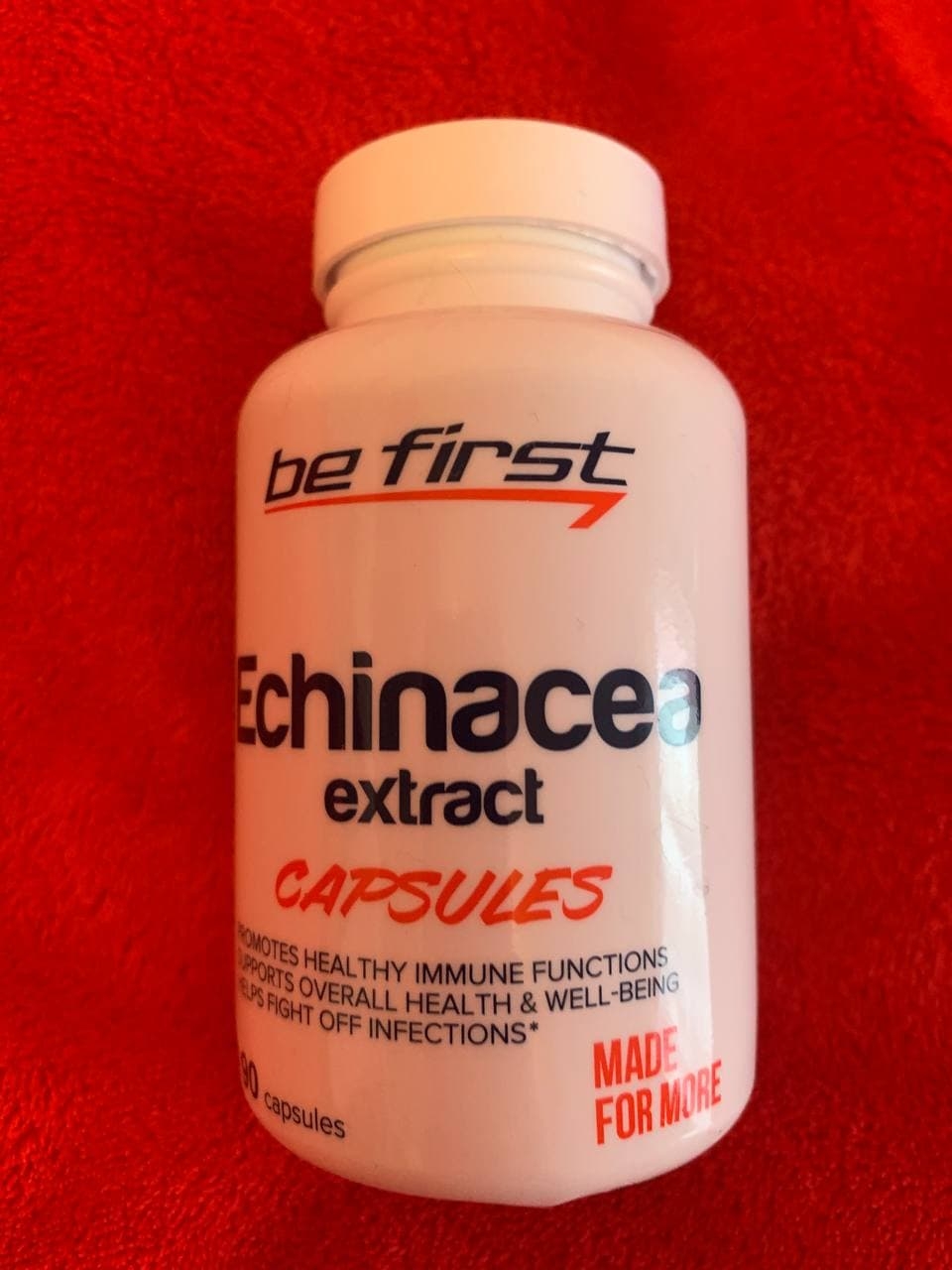 Be First Echinacea extract capsules, 90 капсул - Профилактическое средство, хорошее