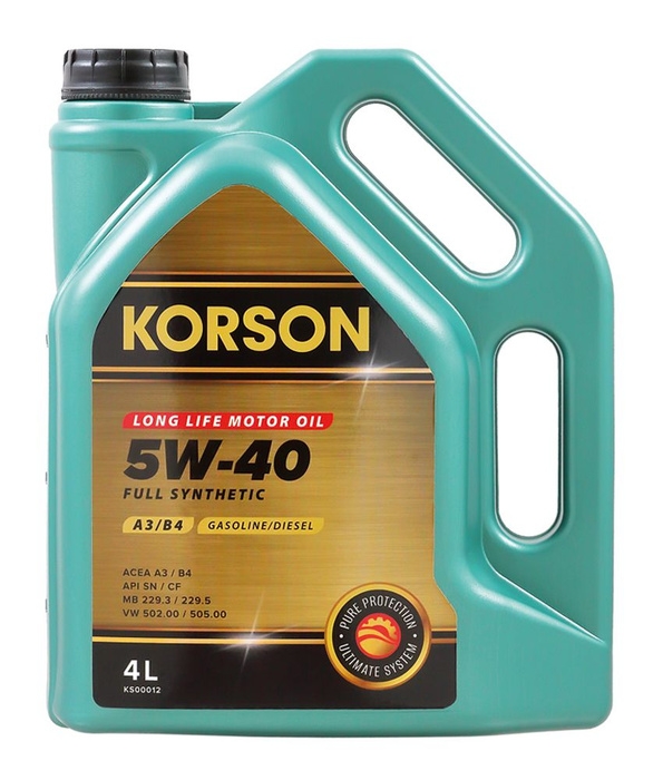 Масло Korson 5W-40 Синтетическое - Пока качество устраивает