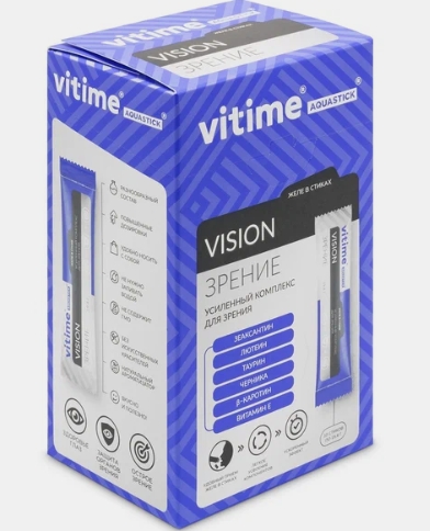 vitime aquastick vision - Желейные батончики  vitime aquastick vision