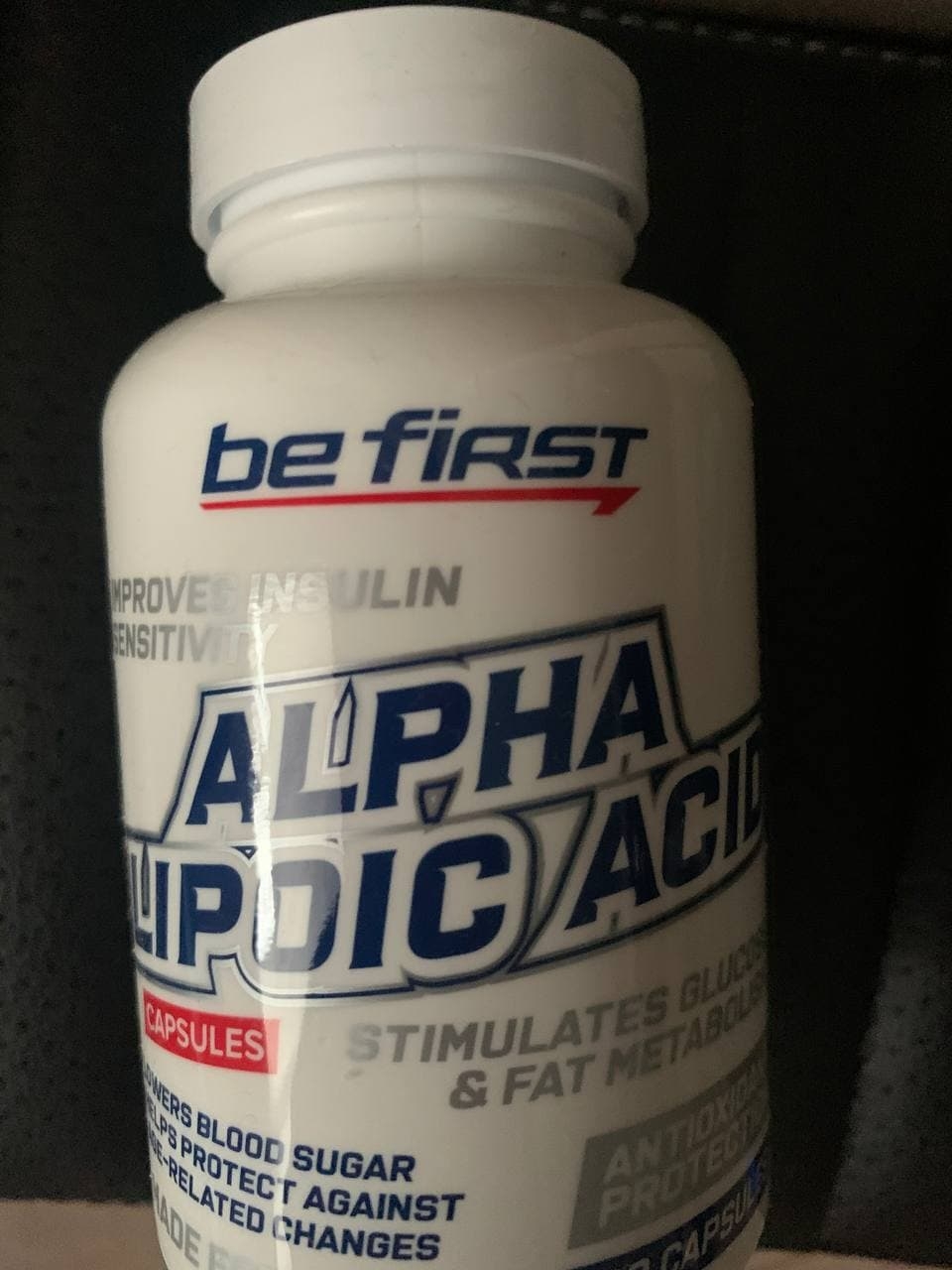 Be First Alpha Lipoic Acid (альфа-липоевая кислота) 180 капсул - Не так сильно есть тянет