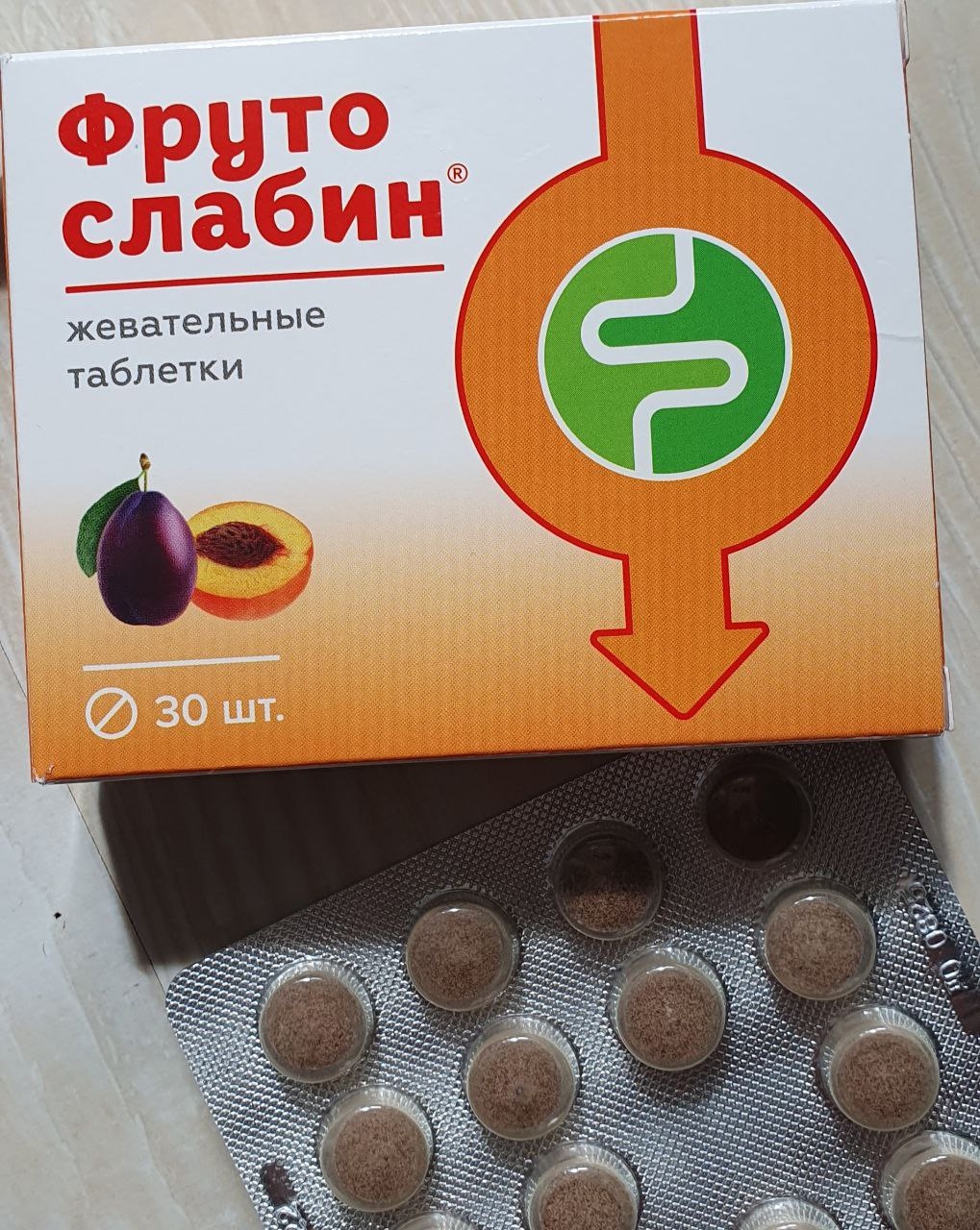 Фрутослабин слабительное жев.таб №30 Vitamir - Быстрая помощь при деликатных проблемах.