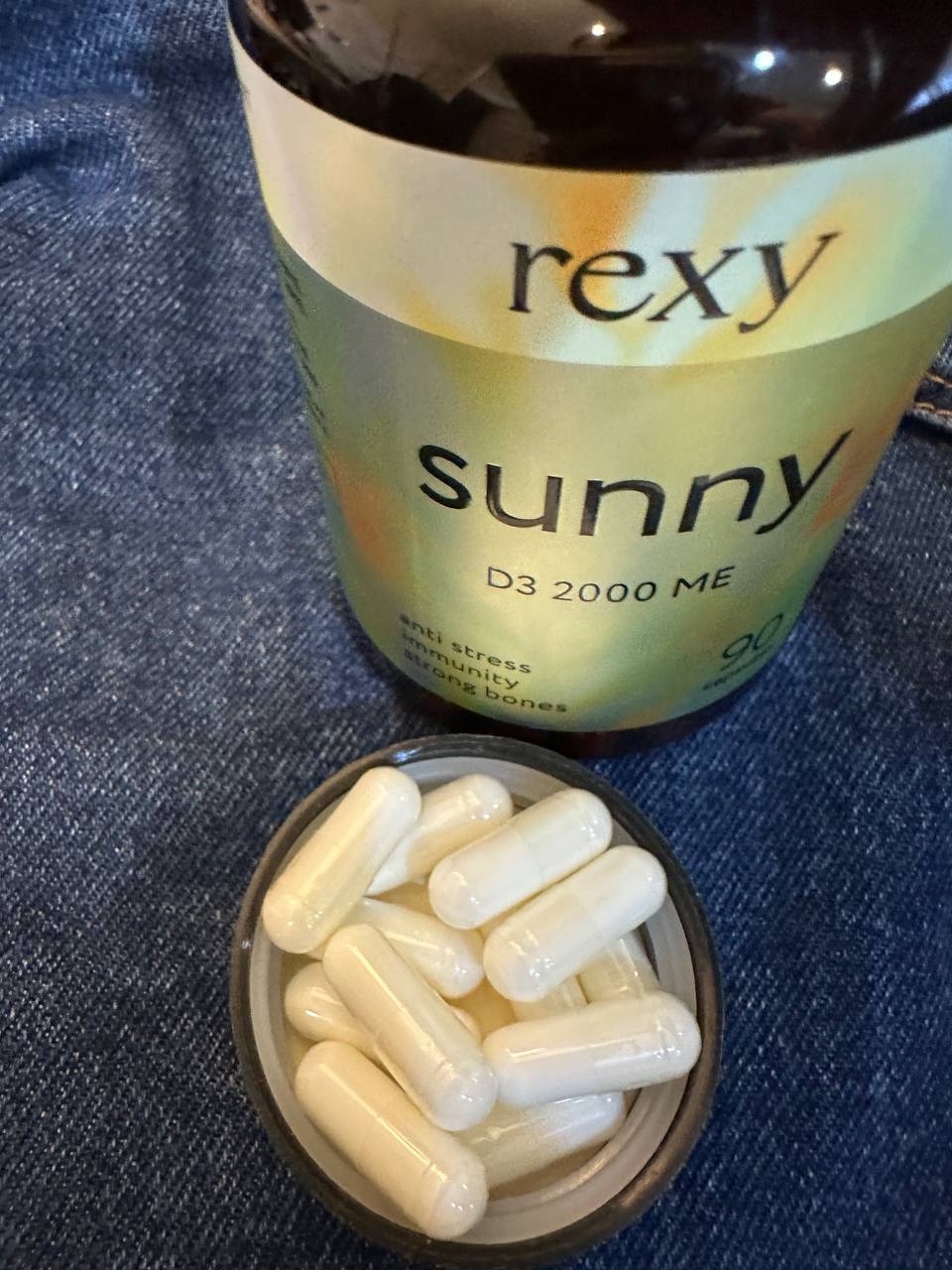 Витамины Rexy Sunny Витамин Д3, (D3 2000 ME), витаминный комплекс для иммунитета метаболизма, нервно - Отличный помощник в укреплении иммунитета