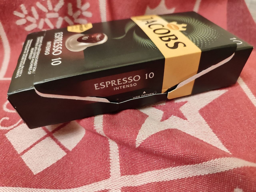 Капсулы Jacobs  Espresso Intenso 10 - Потрясающий эспрессо с плотной пенкой