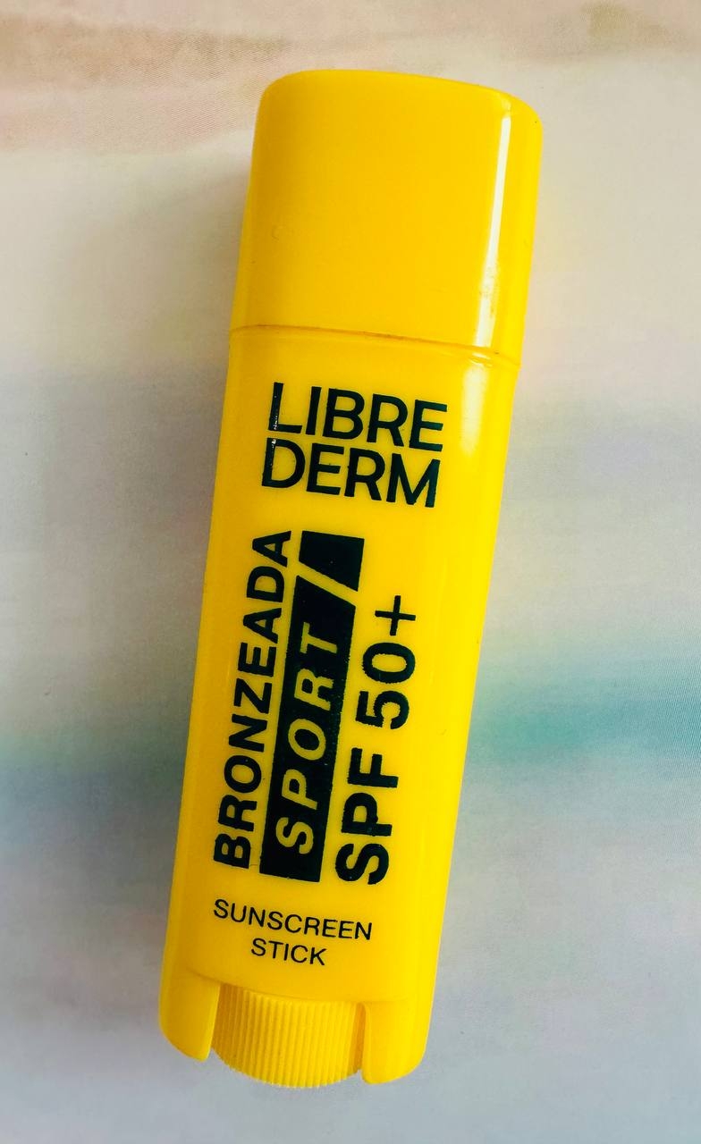 Bronzeada Sport солнцезащитный стик для губ и лица Librederm - Защищает губы и родинки стик Sport Bronzeada