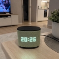 Отзыв о Умная колонка SberBoom Home (фисташковый): Долго выбирала именно небольшую колонку, чтобы поставить на тумбу в сп